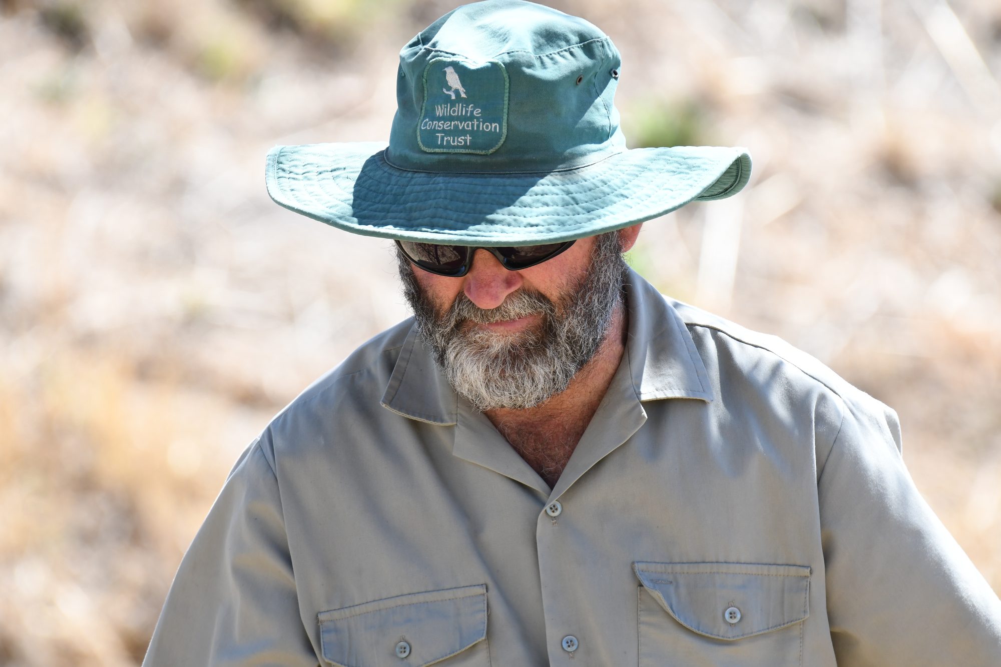 Andy in the field